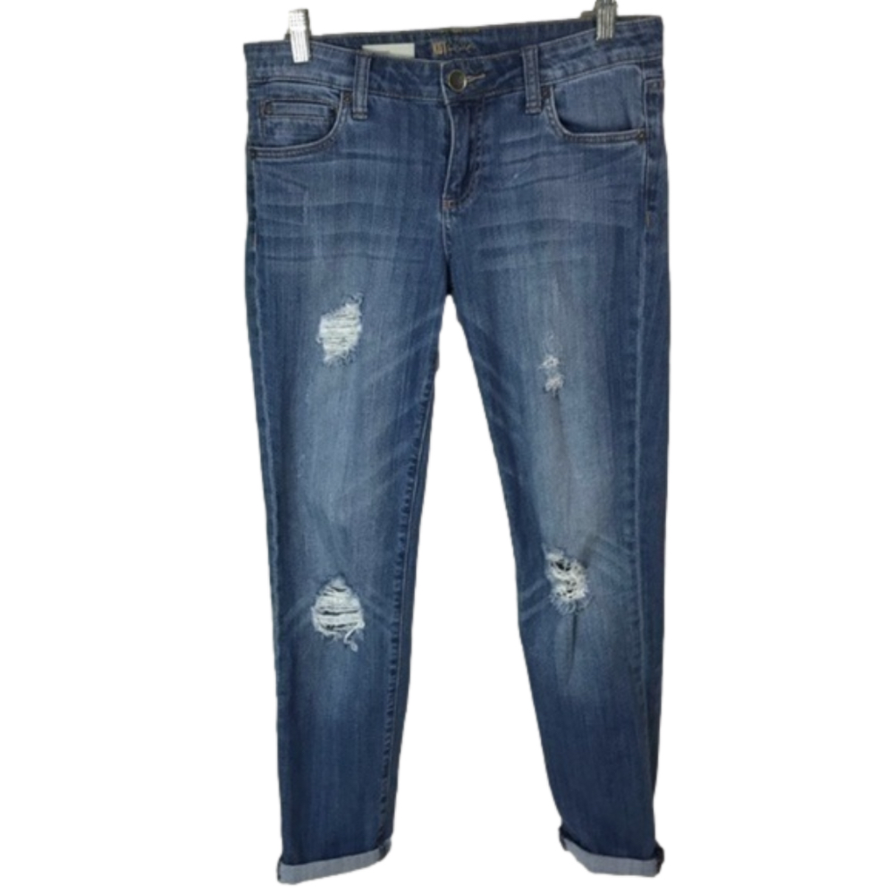 kut from the kloth catherine boyfriend jeans Sz 4